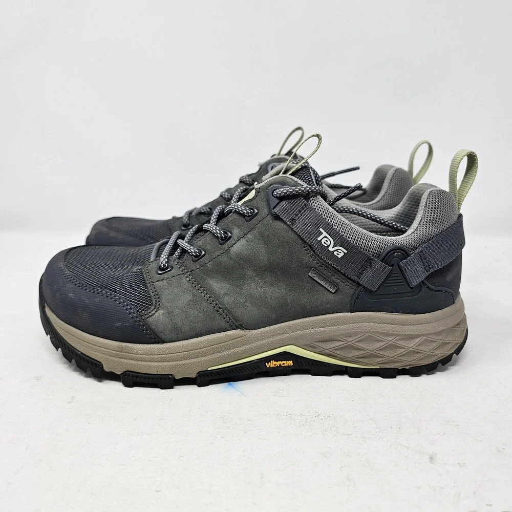 Teva Grandview GTX Shoes Womens Size 8.5‎ Gray GORE-TEX Vibram Hiking Sneakers